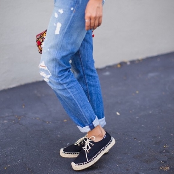 ⭐️SOLD⭐️Soludos Black Lace Up Espadrilles - Picture 2 of 8